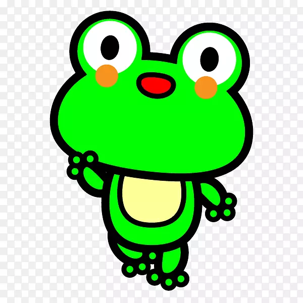 蟾蜍树蛙绘画剪贴画青蛙