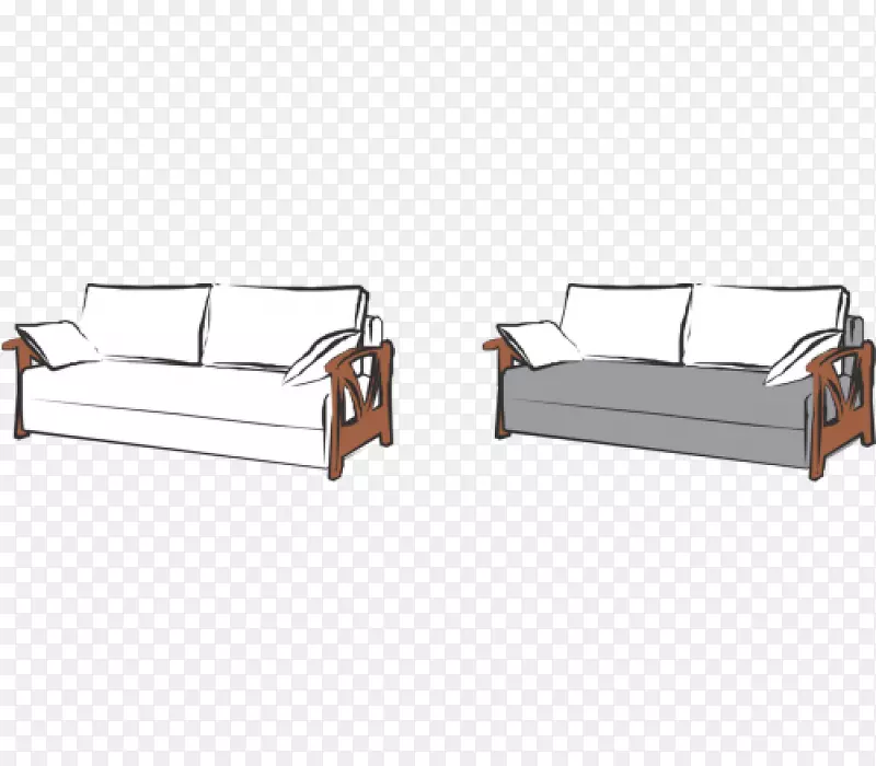 沙发床框架沙发家具-床