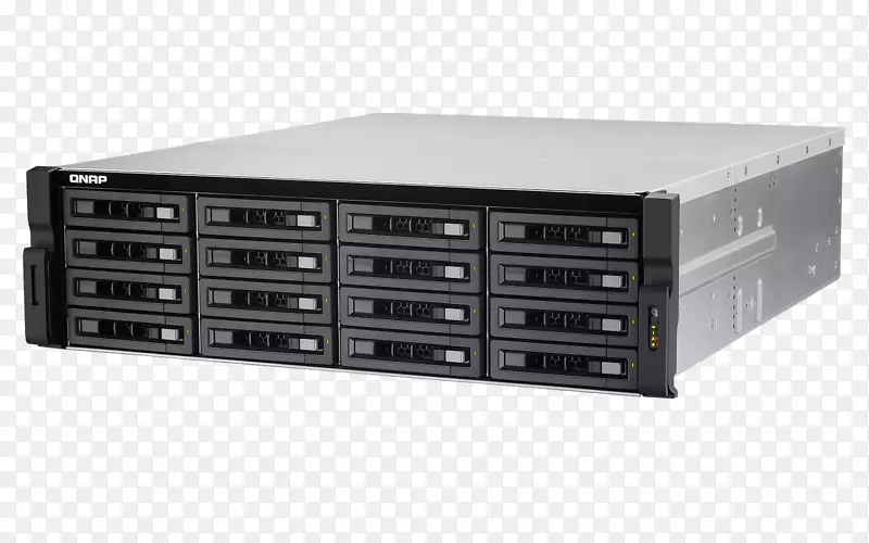 QNAP电视-ec1280u-SAS-RP网络存储系统系列附加SCSI QNAP rexp-1220 u-RP QNAP系统公司。-机架