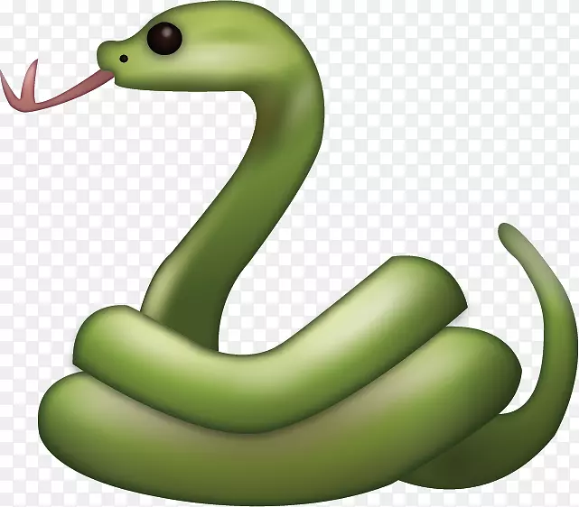蛇表情符号iphone曼巴-蛇