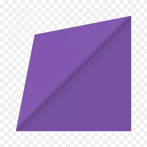 纸对角线折纸三角