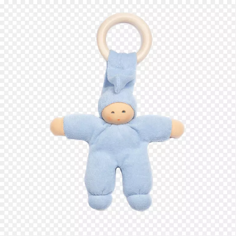 毛绒玩具和可爱玩具娃娃婴儿蓝娃娃