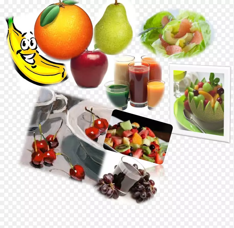 素食料理果汁食品西瓜哈密瓜-新鲜水果