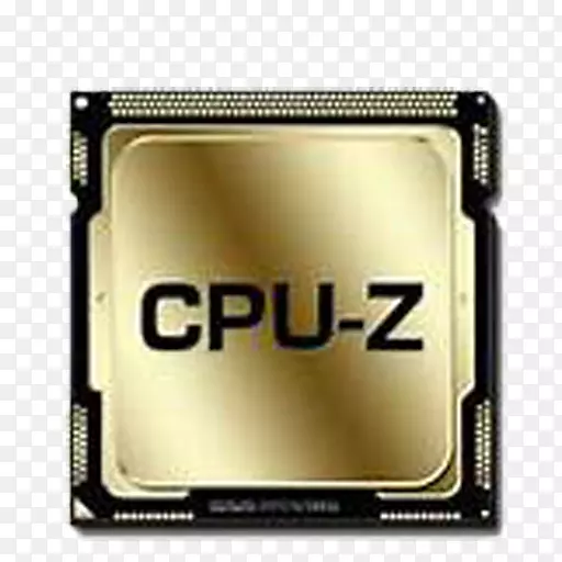英特尔cpu-z中央处理单元计算机图标.英特尔