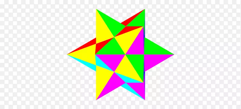 三角形绘制顶点十二面体纸