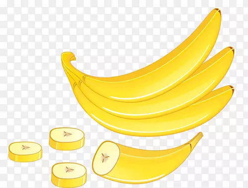 香蕉黄色食品图-香蕉
