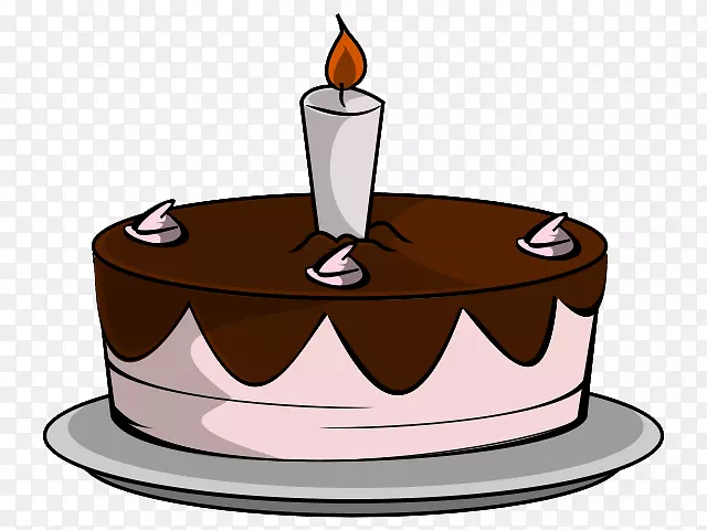 生日蛋糕巧克力蛋糕快乐蛋糕剪贴画巧克力蛋糕