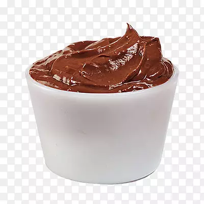 巧克力布丁摩丝奶油明胶甜点-巧克力