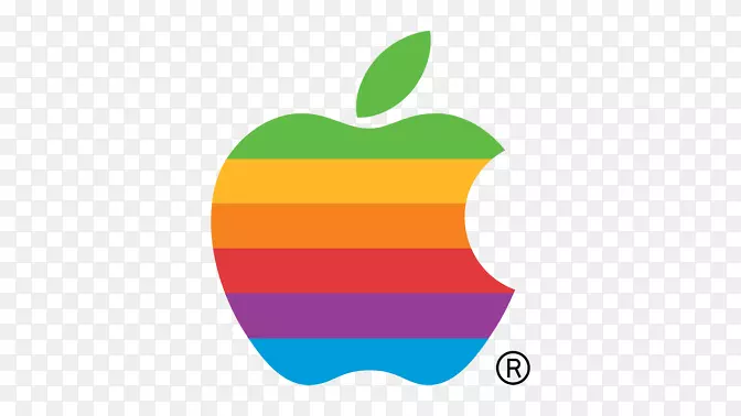 苹果标志彩虹色品牌-苹果