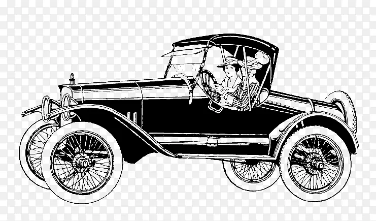 老式汽车，帕卡德，古典汽车，剪贴画-汽车
