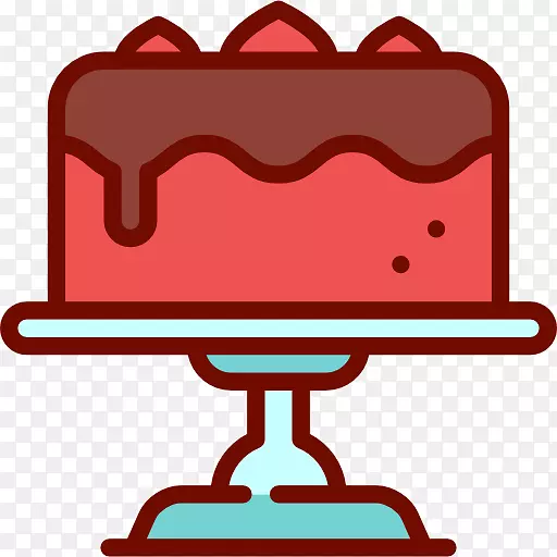 面包店咖啡厅红天鹅绒蛋糕水果蛋糕