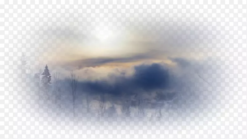 积云桌面壁纸雾日间薄雾