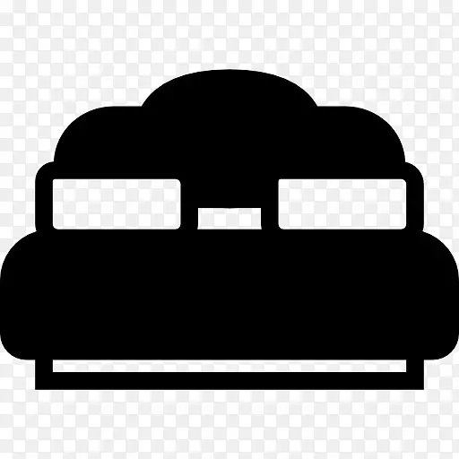 背包客宿舍电脑图标床垫酒店床垫