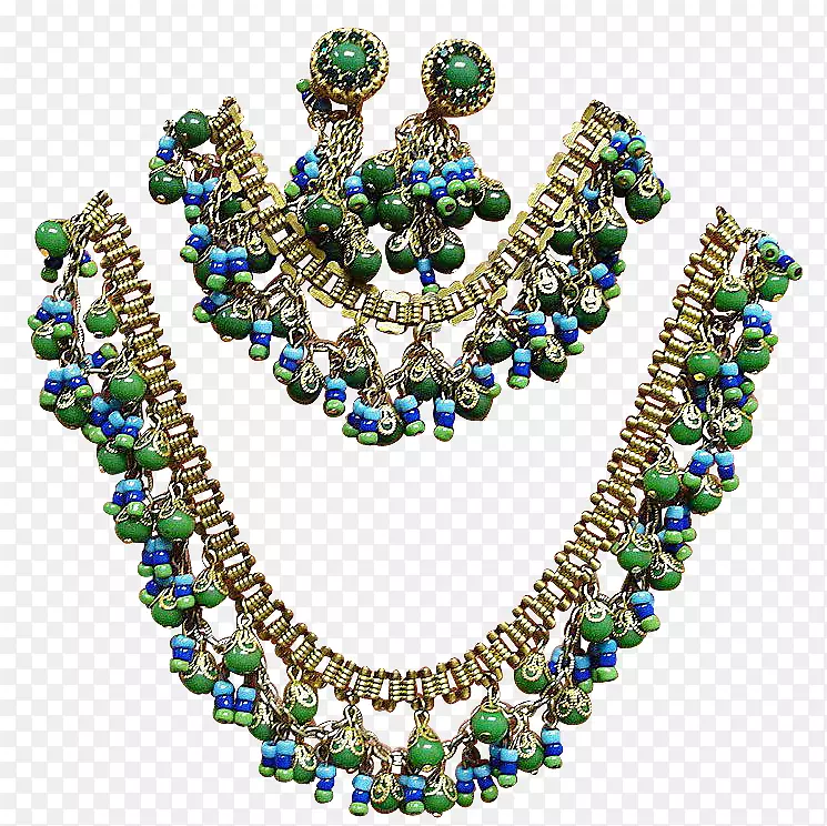 项链，绿松石珍宝珠宝，红宝石巷-项链