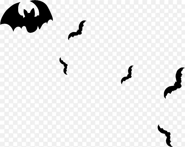 蝙蝠剪贴画-蝙蝠