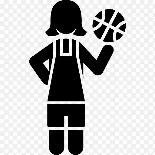 贝勒女士支持篮球运动电脑图标-篮球