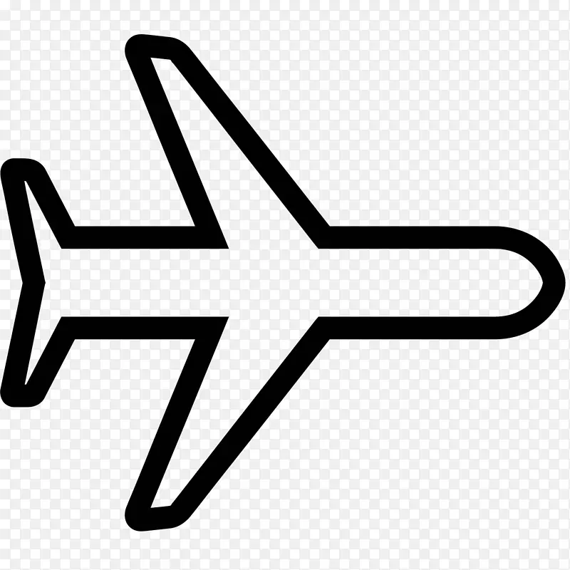 飞机飞行飞机绘制计算机图标.飞机