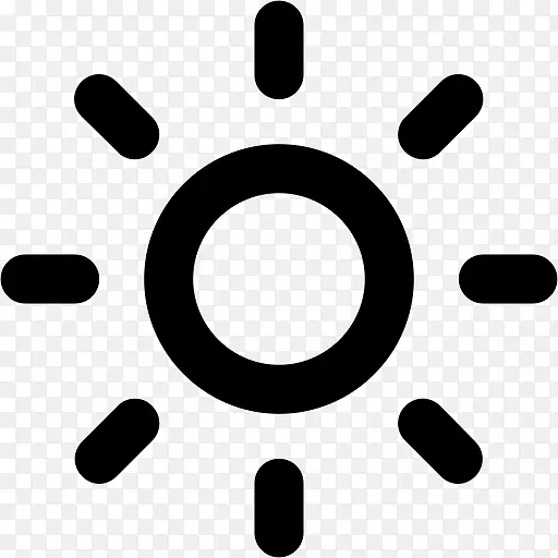 电脑图标太阳光