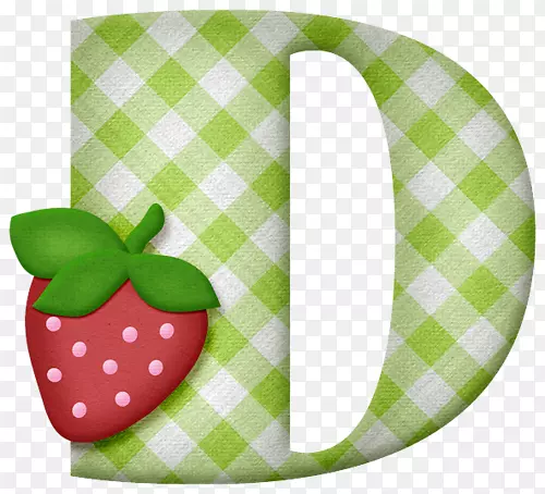 字母字母表短蛋糕草莓