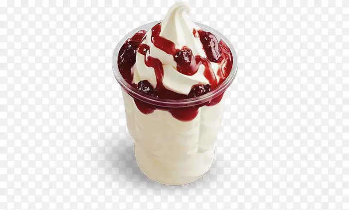 圣代冰淇淋圆锥形软糖冻酸奶冰淇淋