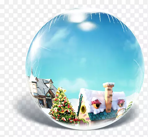 水晶球页面布局圣诞