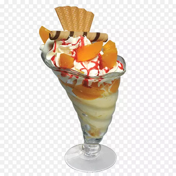 圣代桃花冰淇淋冷冻酸奶小摆设荣光冰淇淋