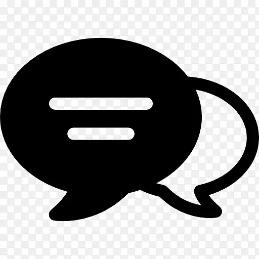 电脑图标语音气球剪辑艺术