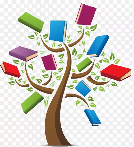图书阅读树夹艺术-书籍