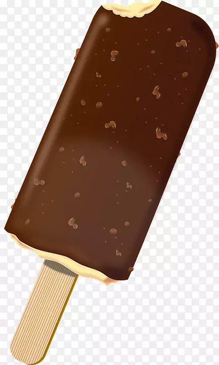 冰淇淋圆锥形巧克力棒冰爆巧克力冰淇淋
