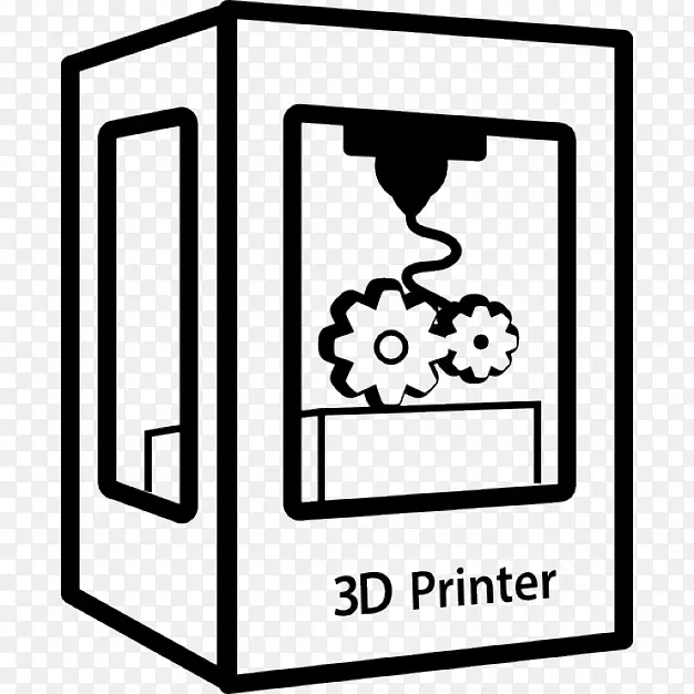 3D打印机纸计算机图标打印机