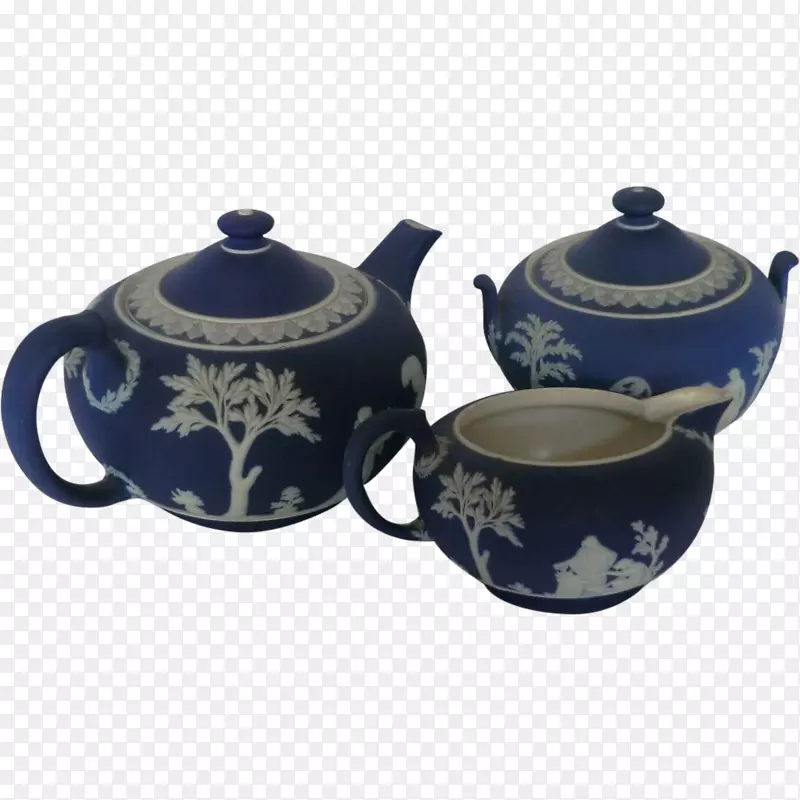 钴蓝壶，茉莉壶，茶具，茶壶
