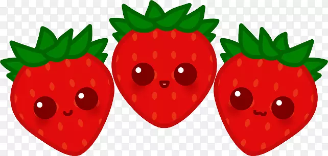 草莓卡瓦伊剪贴画-草莓