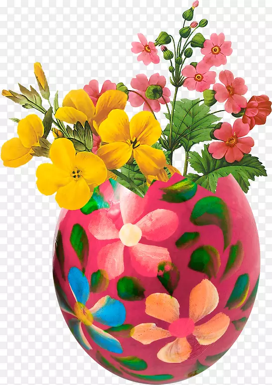 花瓶复活节剪贴画花瓶