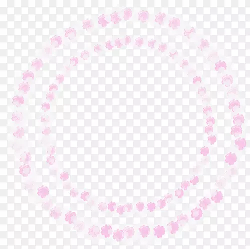 圆形点粉红色m体珠宝字体-圆