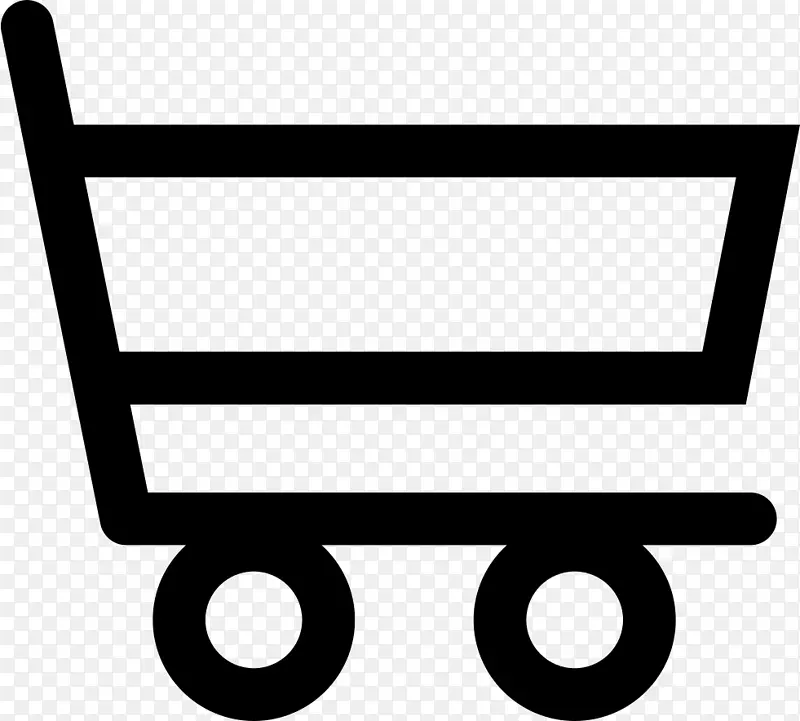 购物车标志购物袋和手推车顾客购物车