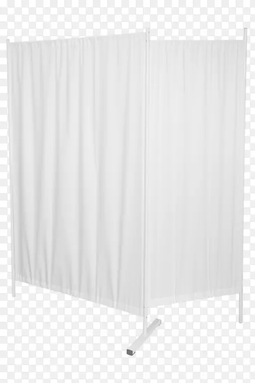 折叠屏风家具床裙白色隔墙