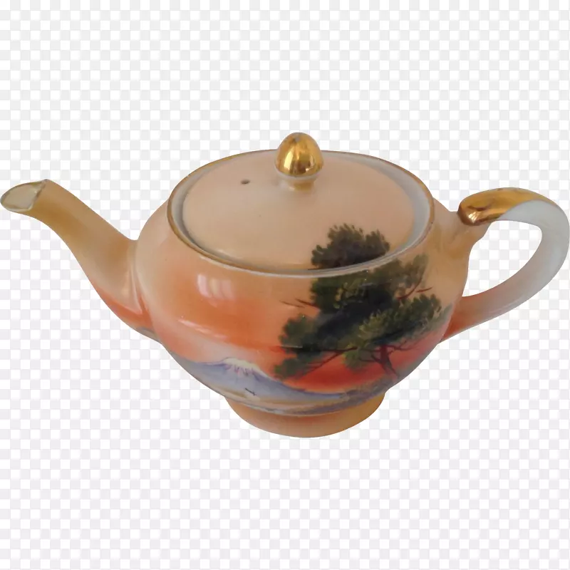 茶壶诺里塔克陶瓷壶-茶