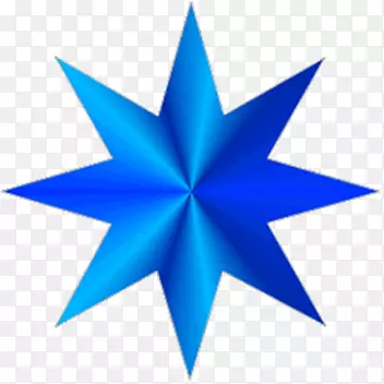 Ishtar蓝色剪贴画之星