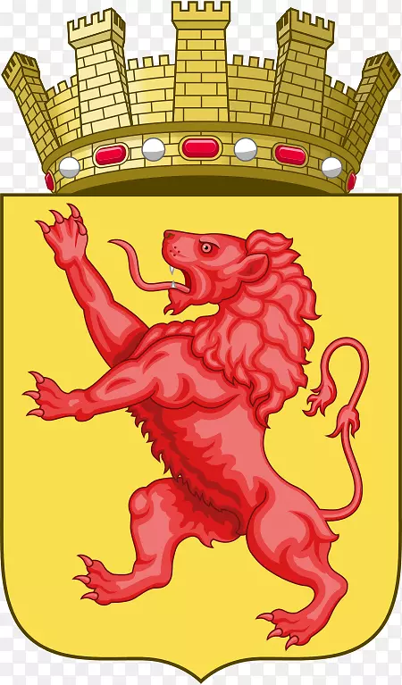芬兰的狮子手臂上的狮子语言外套-狮子