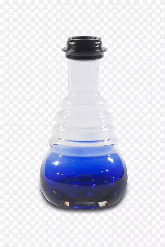 玻璃瓶水瓶钴蓝碗玻璃
