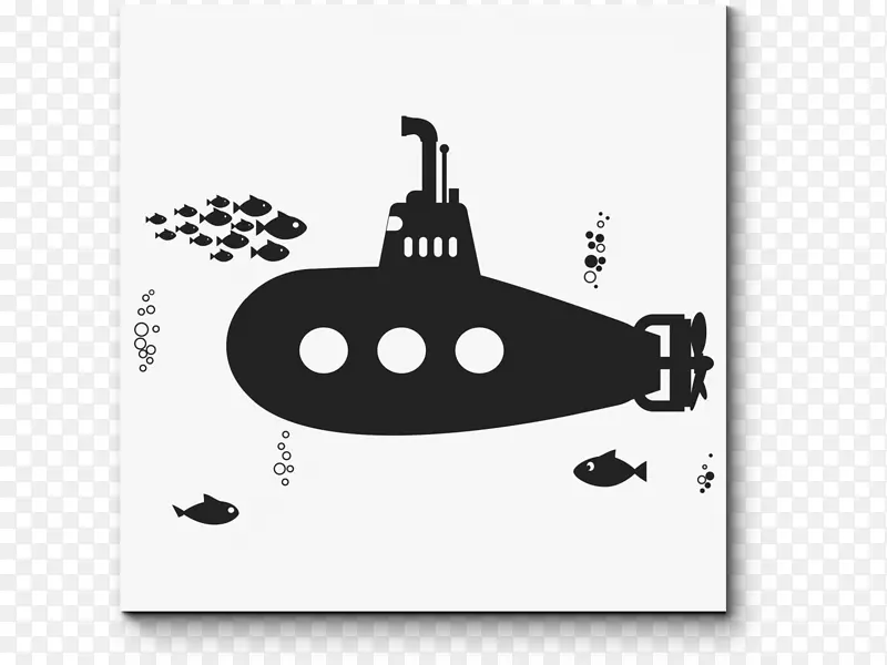 潜望镜绘制潜艇