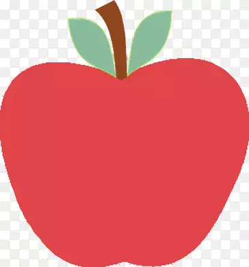 苹果水果教师剪贴画-苹果