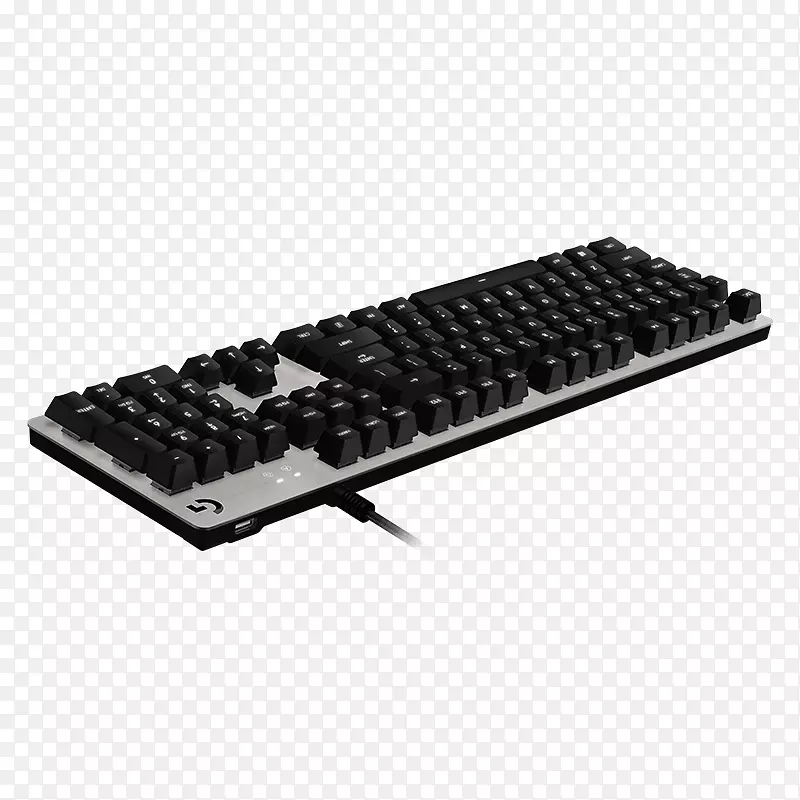 电脑键盘罗技g 413机械式背光游戏键盘罗技g 413有线键盘-碳罗技游戏G 413丹麦语/芬兰语/挪威/瑞典语