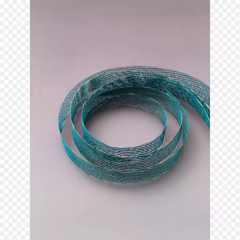 青绿色珠宝丝带婚礼丝绸珠宝首饰