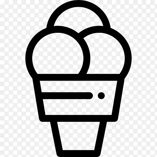 冰淇淋锥，电脑图标，甜点剪辑艺术-冰淇淋