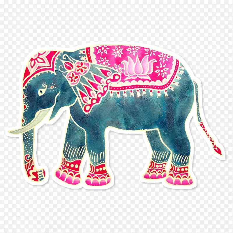 印度象非洲象纸甘尼萨象