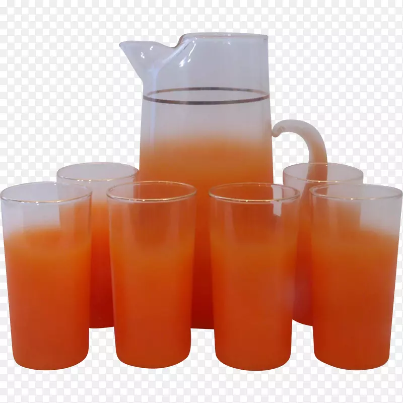 橙汁饮料汽水橙汁软饮料桌-玻璃杯