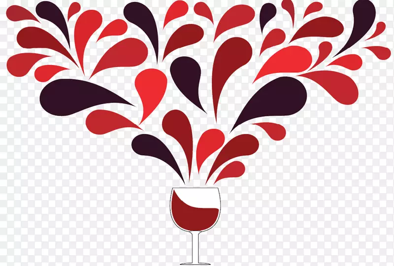 红葡萄酒普通葡萄藤饲料世界咖啡厅剪辑艺术-葡萄酒