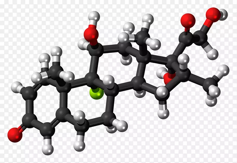 11-脱氧皮质醇分子糖皮质激素球棒模型-模型
