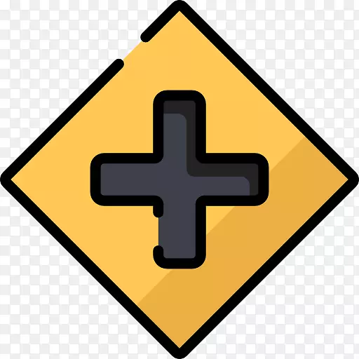 计算机图标符号夹层道路交叉口剪贴画符号